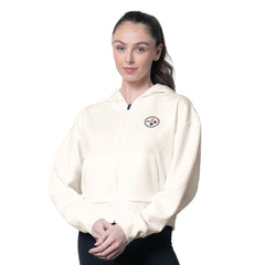 Pittsburgh Steelers MSX by Michael Strahan Women's Eleanor Full-Zip Hoodie | NFL US
