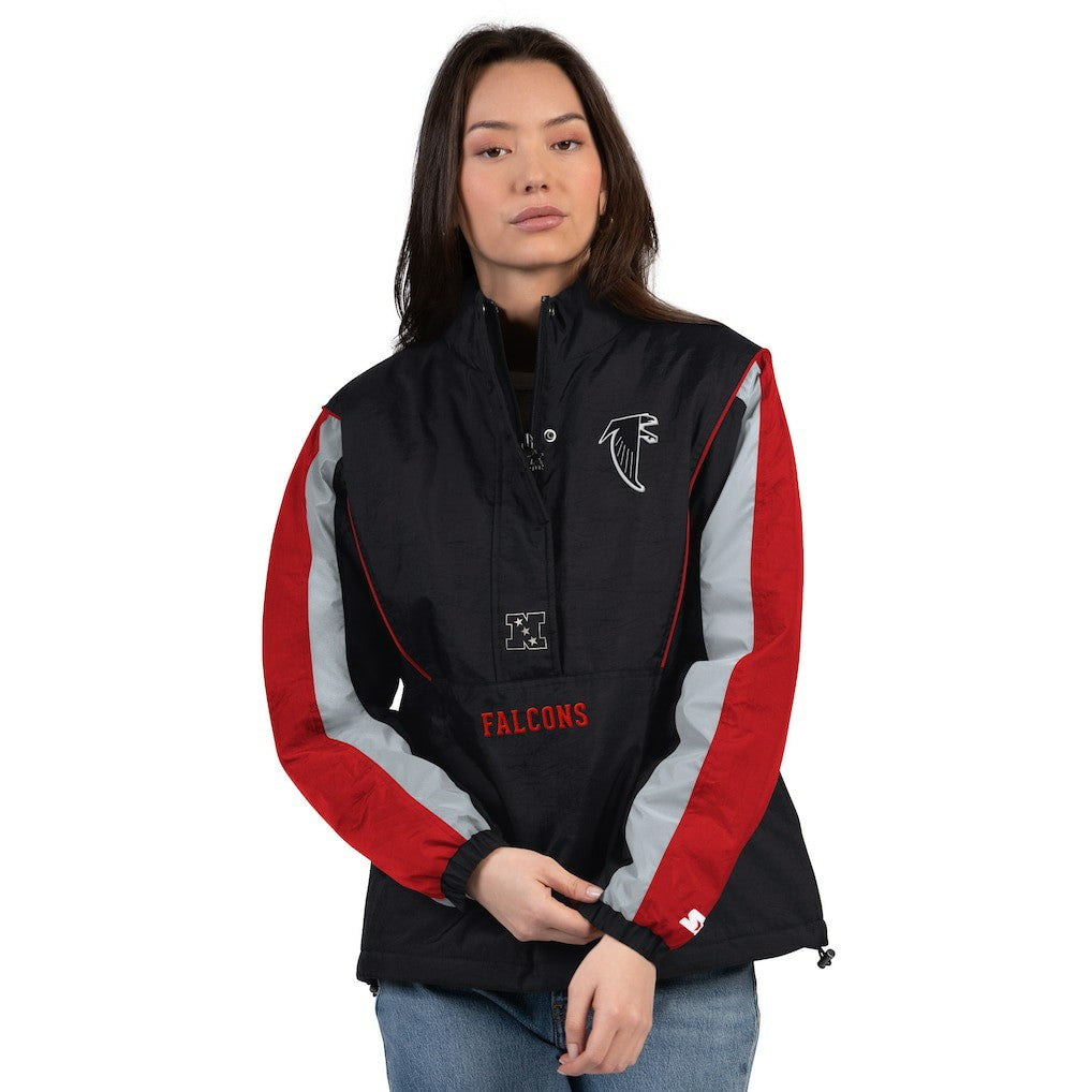 Atlanta Falcons Starter Women's Thursday Night Gridiron Half-Zip Jacket | NFL Hot