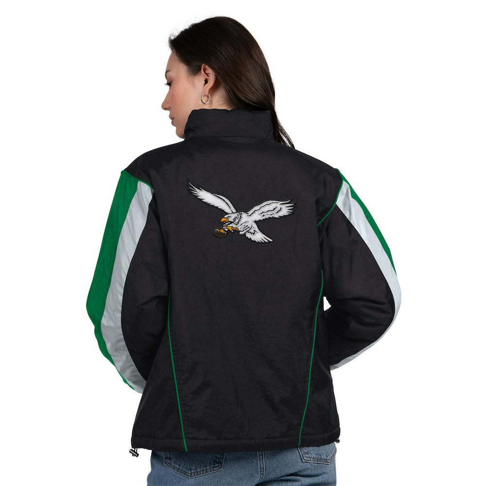 Philadelphia Eagles Starter Women's Thursday Night Gridiron Half-Zip Jacket | NFL US