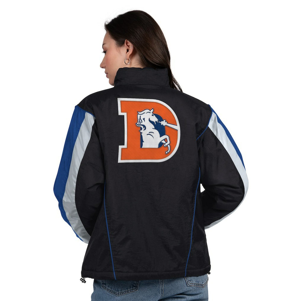 Denver Broncos Starter Women's Thursday Night Gridiron Half-Zip Jacket | NFL US
