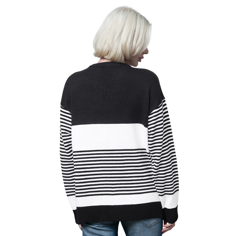 Green Bay Packers Starter Women's No Huddle Striped V-Neck Sweater | NFL On sale
