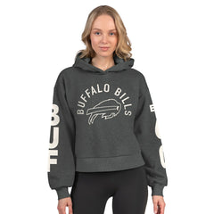 Buffalo Bills Starter Women's Star Player Cropped Fleece Pullover Hoodie | NFL Online