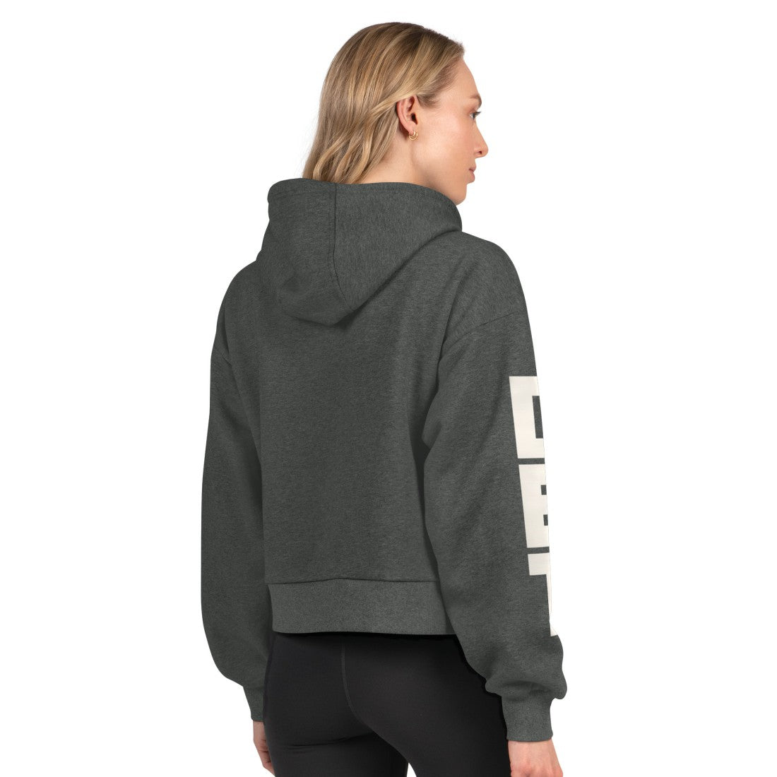 Detroit Lions Starter Women's Star Player Cropped Fleece Pullover Hoodie | NFL Near me