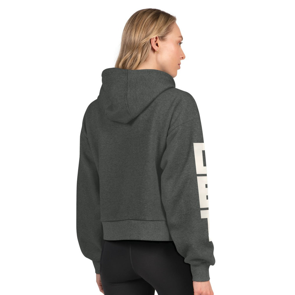 Detroit Lions Starter Women's Star Player Cropped Fleece Pullover Hoodie | NFL Near me