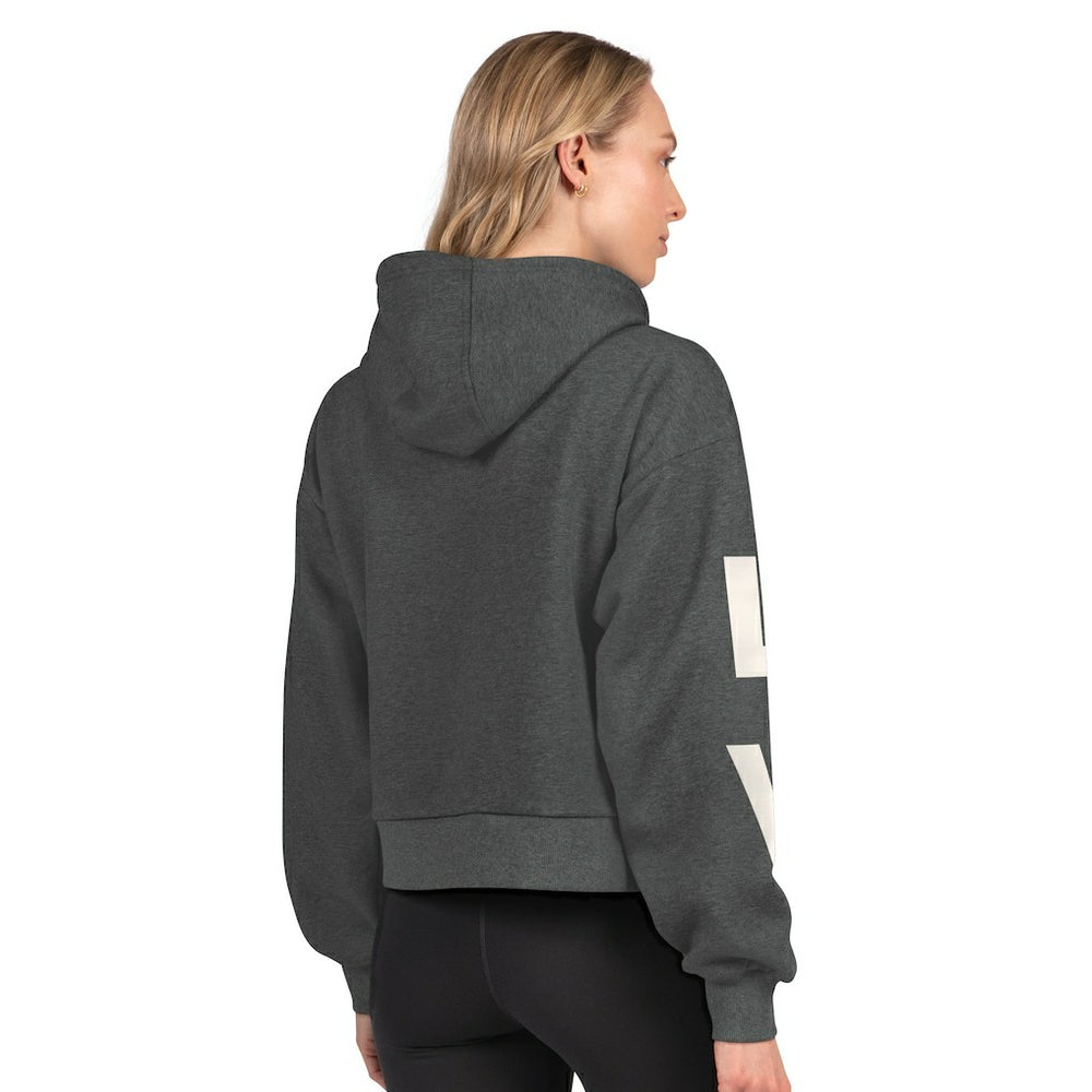 Las Vegas Raiders Starter Women's Star Player Cropped Fleece Pullover Hoodie | NFL Hot