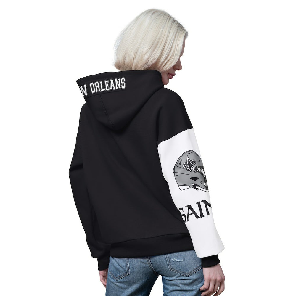 New Orleans Saints Starter Women's 4th Down Full-Zip Hoodie | NFL Hot