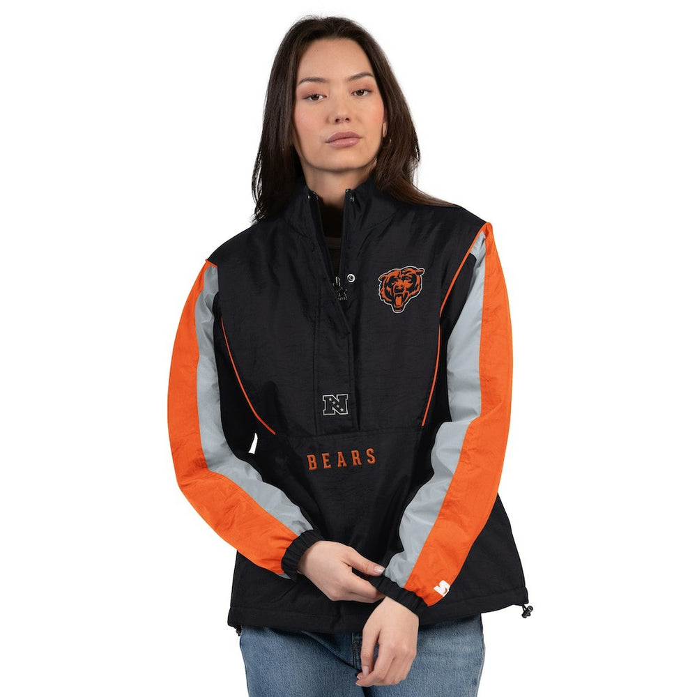 Chicago Bears Starter Women's Thursday Night Gridiron Half-Zip Jacket | NFL Outlet