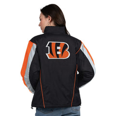 Cincinnati Bengals Starter Women's Thursday Night Gridiron Half-Zip Jacket | NFL Discount