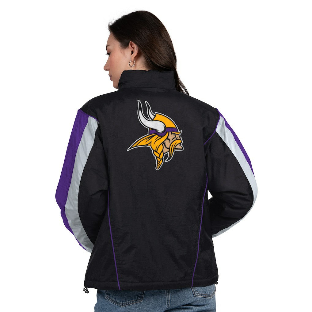 Minnesota Vikings Starter Women's Thursday Night Gridiron Half-Zip Jacket | NFL US