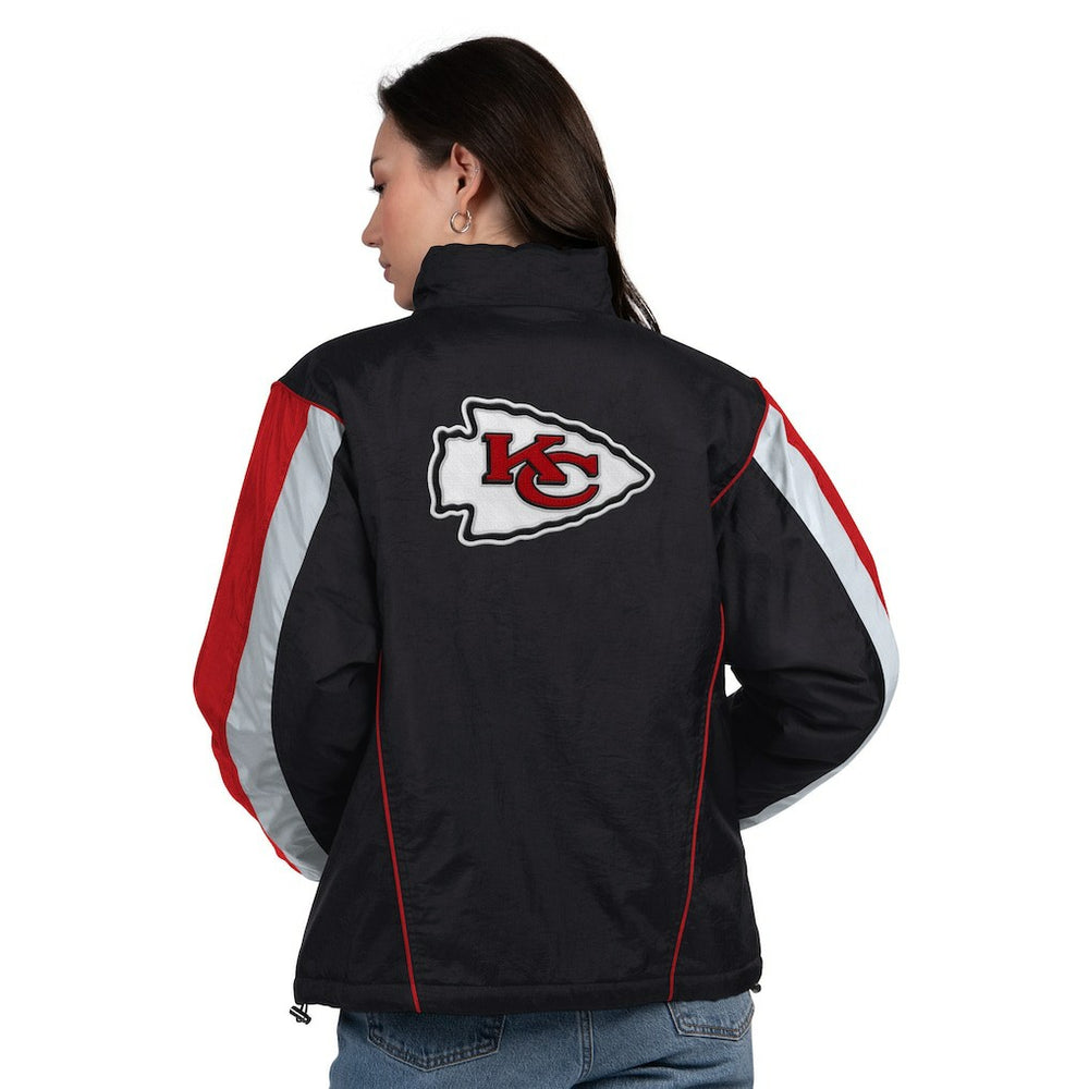 Kansas City Chiefs Starter Women's Thursday Night Gridiron Half-Zip Jacket | NFL Discount