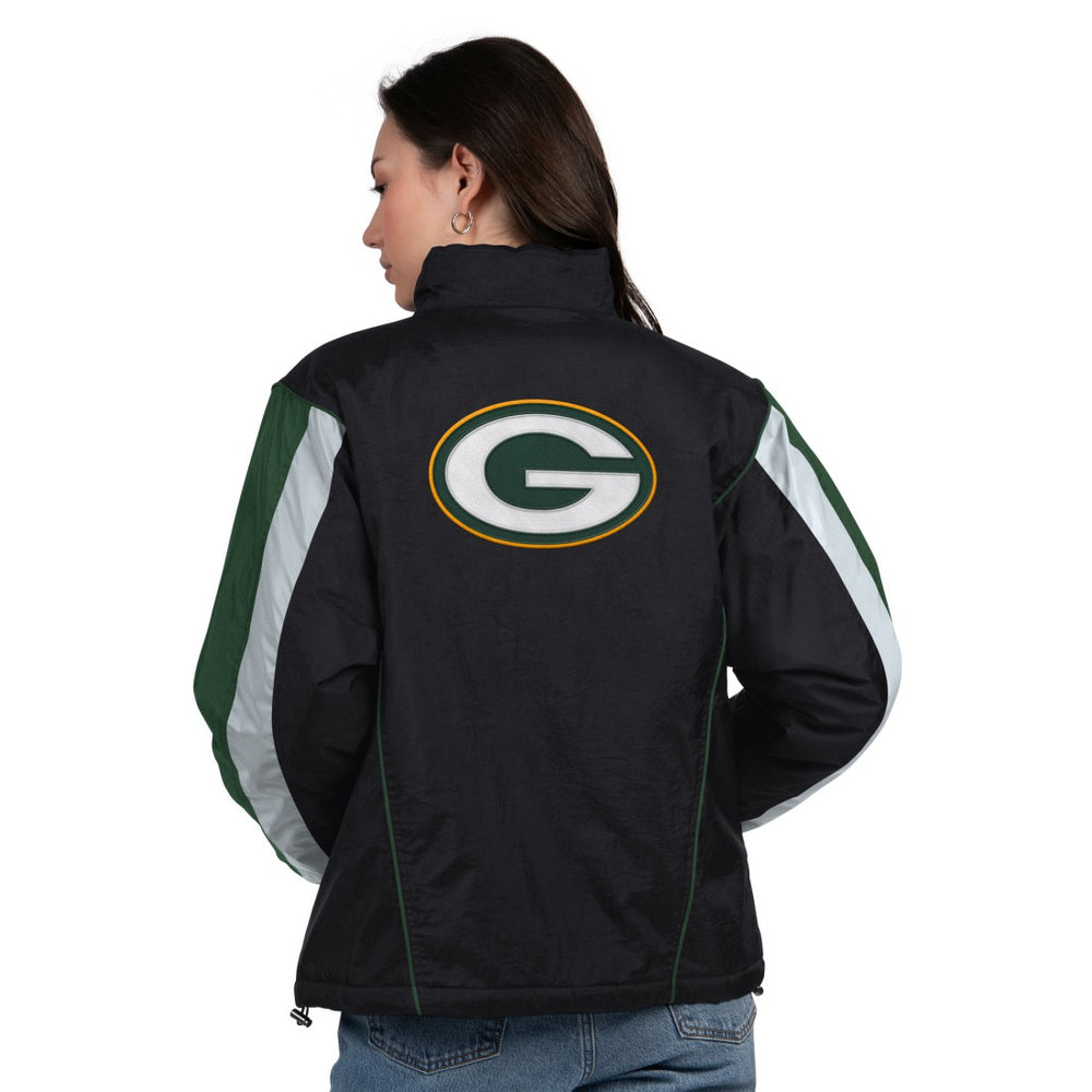 Green Bay Packers Starter Women's Thursday Night Gridiron Half-Zip Jacket | NFL US