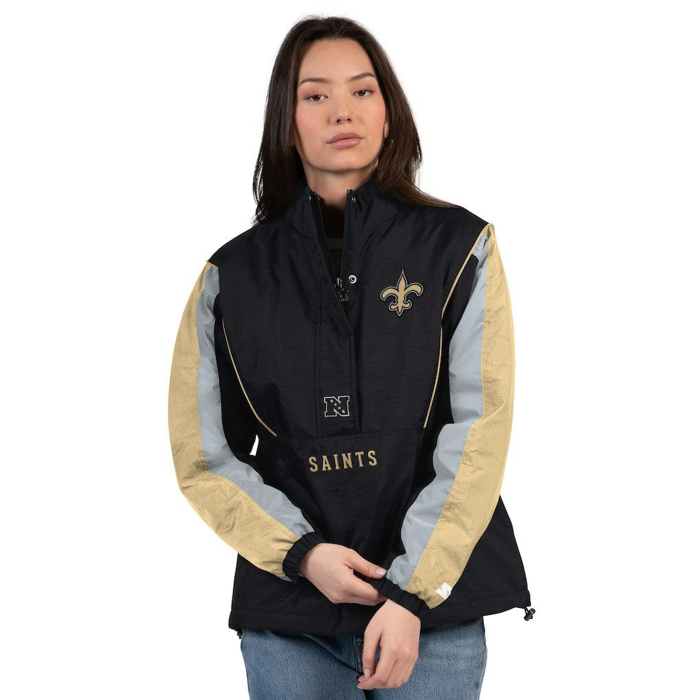 New Orleans Saints Starter Women's Thursday Night Gridiron Half-Zip Jacket | NFL Near me