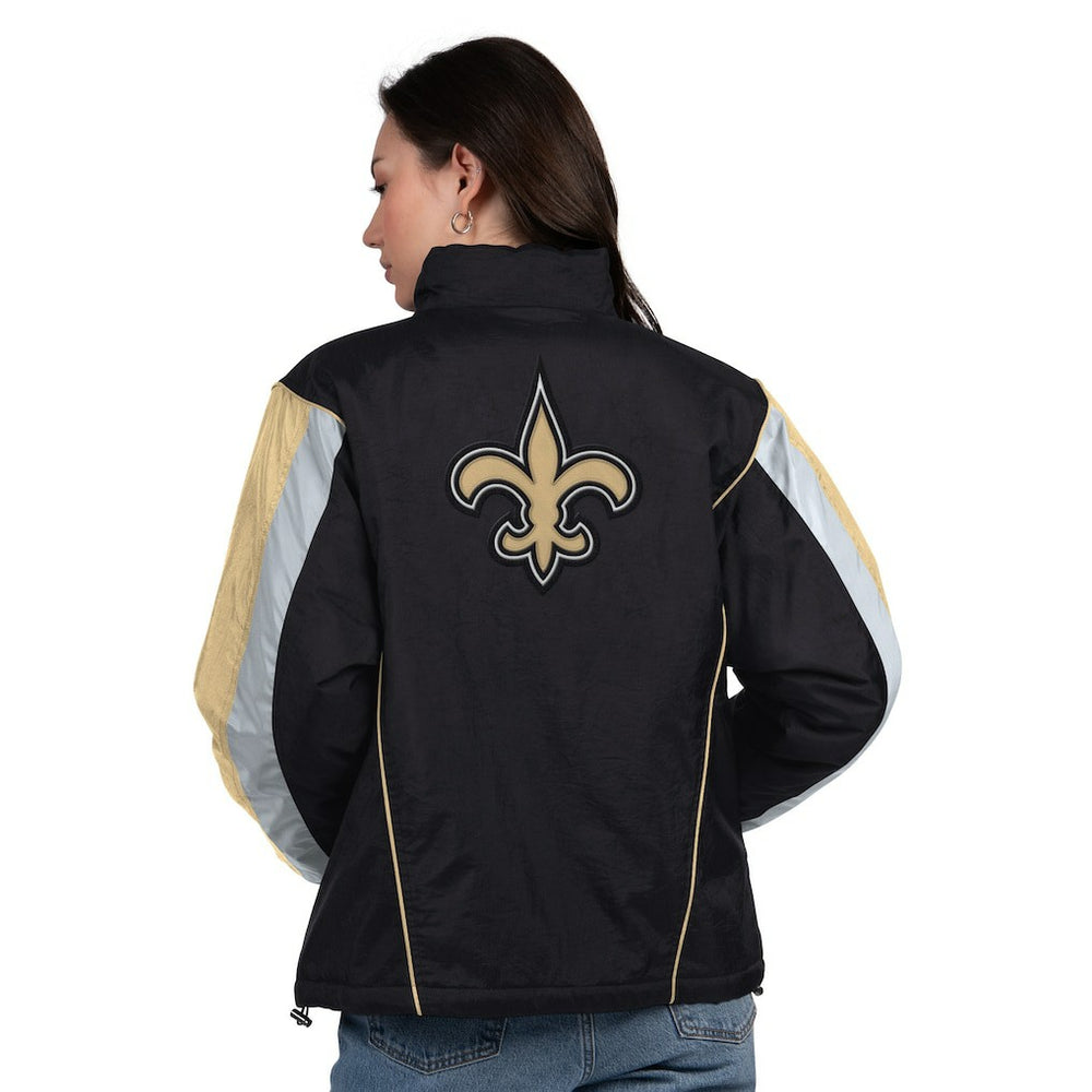 New Orleans Saints Starter Women's Thursday Night Gridiron Half-Zip Jacket | NFL Near me