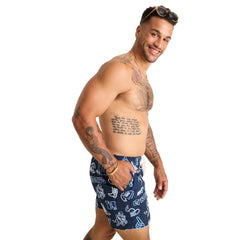 Dallas Cowboys Chubbies The Neon 5.5" Classic Lined Swim Trunks | NFL Outlet