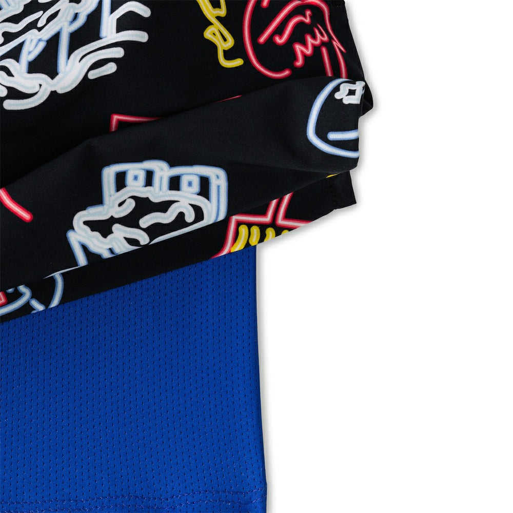 Buffalo Bills Chubbies The Neon 5.5" Classic Lined Swim Trunks | NFL Discount