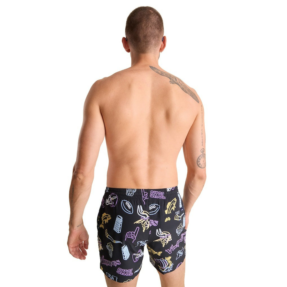 Minnesota Vikings Chubbies The Neon 5.5" Classic Lined Swim Trunks | NFL US