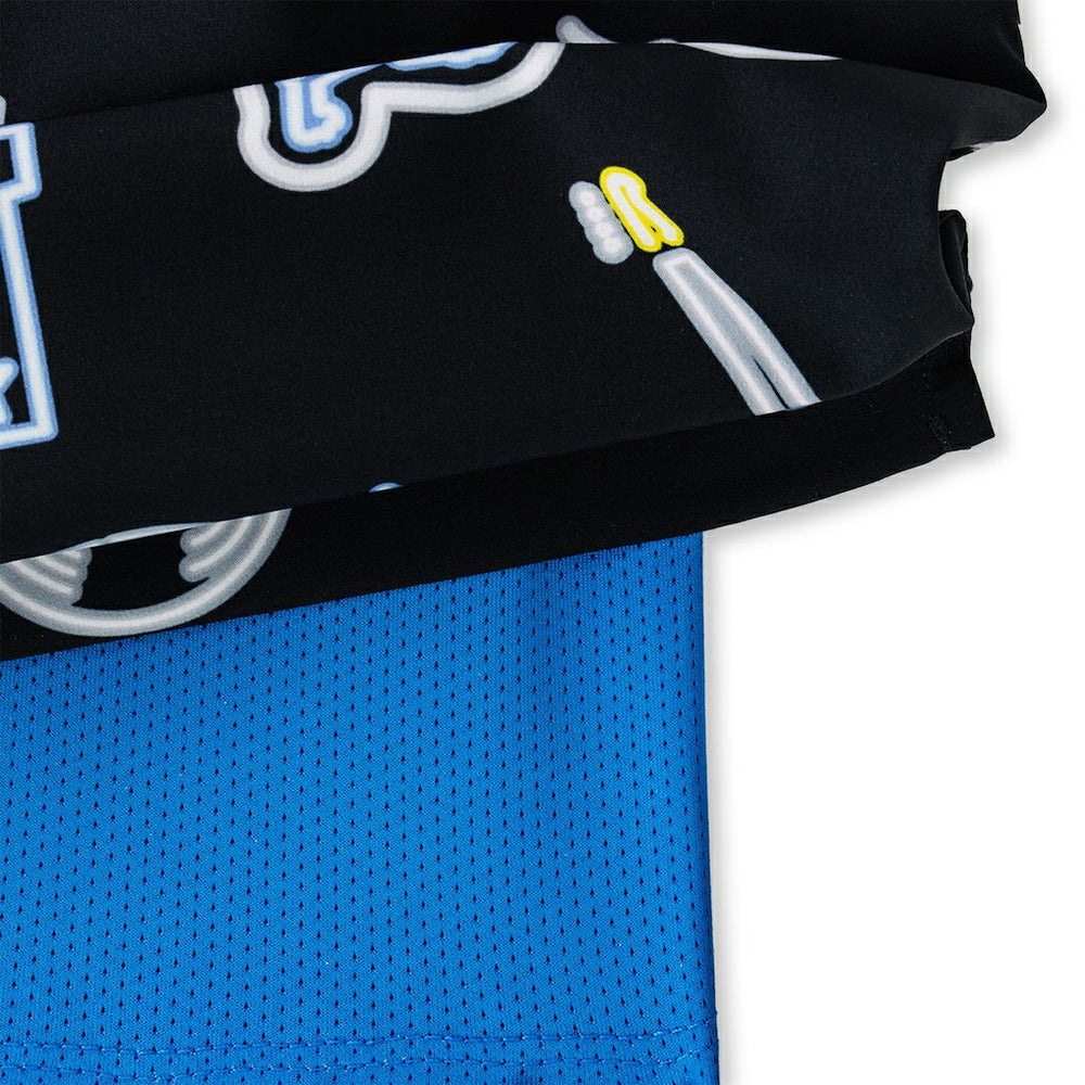 Detroit Lions Chubbies The Neon 5.5" Classic Lined Swim Trunks | NFL Discount
