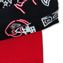 Atlanta Falcons Chubbies The Neon 5.5" Classic Lined Swim Trunks | NFL Discount