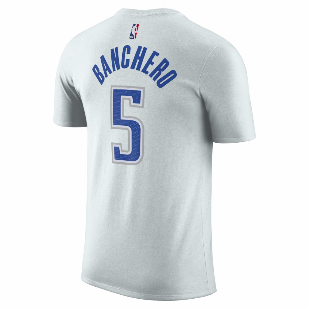 Silver Paolo Banchero Orlando Magic Unisex 2025/26 City Edition Name & Number T-Shirt | NBA