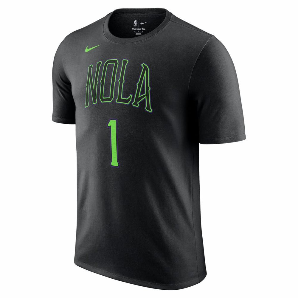 Black Zion Williamson New Orleans Pelicans Unisex 2025/26 City Edition Name & Number T-Shirt | NBA