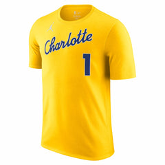 Yellow LaMelo Ball Charlotte Hornets Jordan Brand Unisex 2025/26 City Edition Name & Number T-Shirt | NBA
