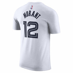 White Ja Morant Memphis Grizzlies Unisex 2025/26 City Edition Name & Number T-Shirt | NBA