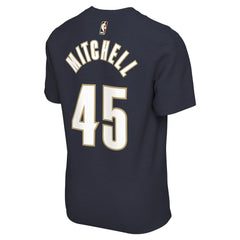 Navy Donovan Mitchell Cleveland Cavaliers Unisex Name & Number T-Shirt sale | NBA