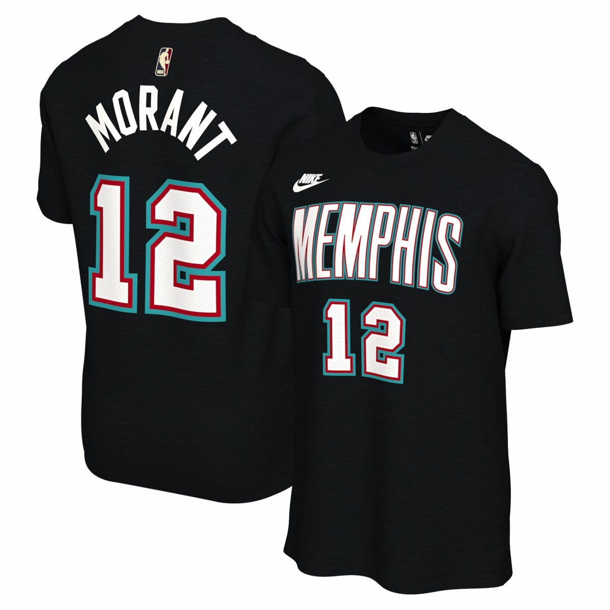 Black Ja Morant Memphis Grizzlies Unisex Name & Number T-Shirt | NBA