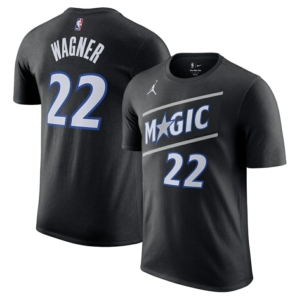 Black Franz Wagner Orlando Magic Jordan Brand Unisex Name & Number T-Shirt | NBA
