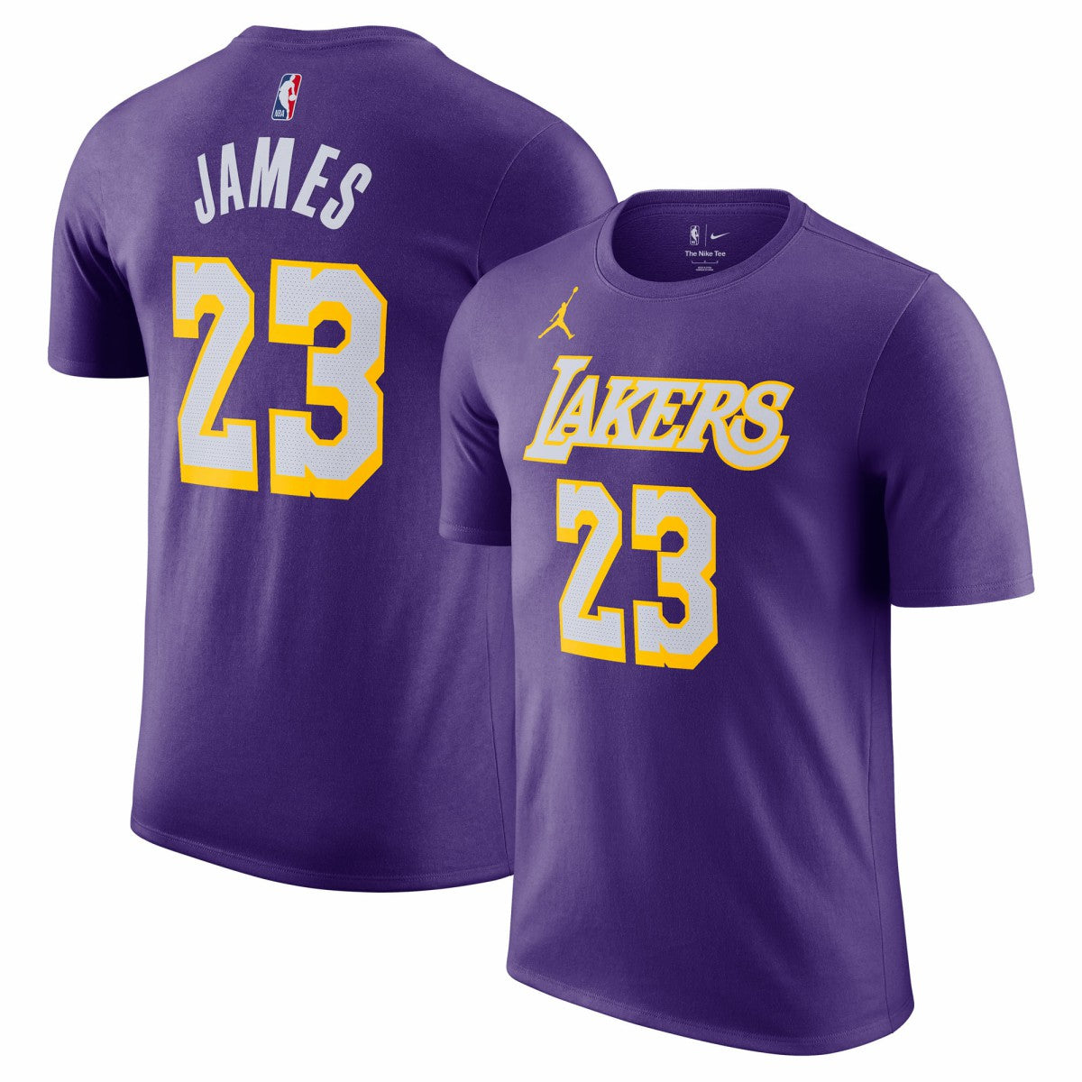 Purple LeBron James Los Angeles Lakers Jordan Brand Unisex Name & Number T-Shirt | NBA