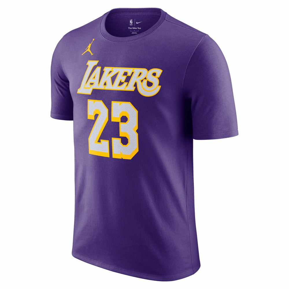 Purple LeBron James Los Angeles Lakers Jordan Brand Unisex Name & Number T-Shirt | NBA