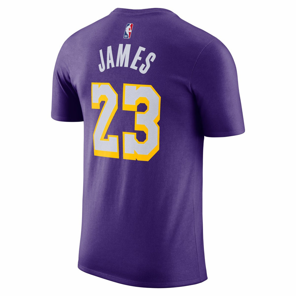 Purple LeBron James Los Angeles Lakers Jordan Brand Unisex Name & Number T-Shirt | NBA