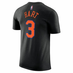 Black Josh Hart New York Knicks Jordan Brand Unisex Name & Number T-Shirt | NBA