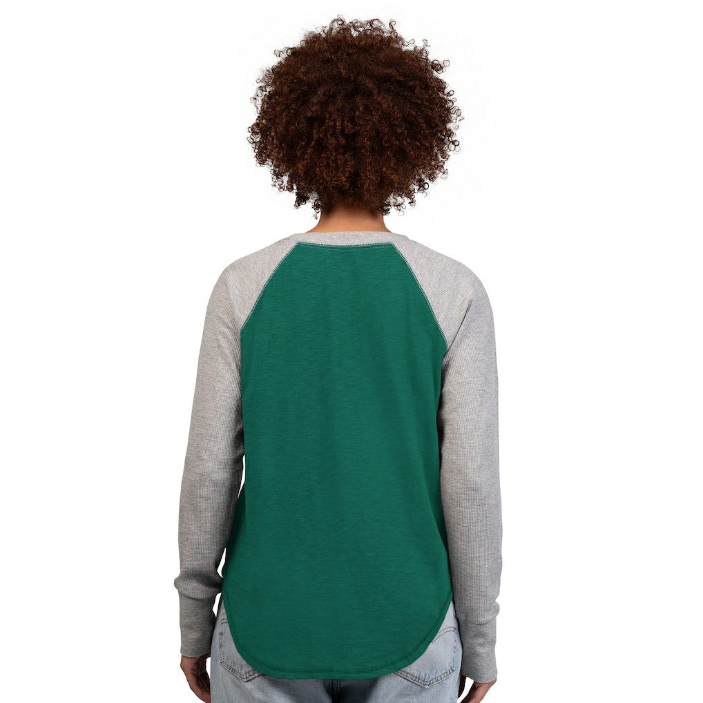 New York Jets G-III 4Her by Carl Banks Women's Waffle Knit Raglan Long-Sleeve T-Shirt | NFL Near me