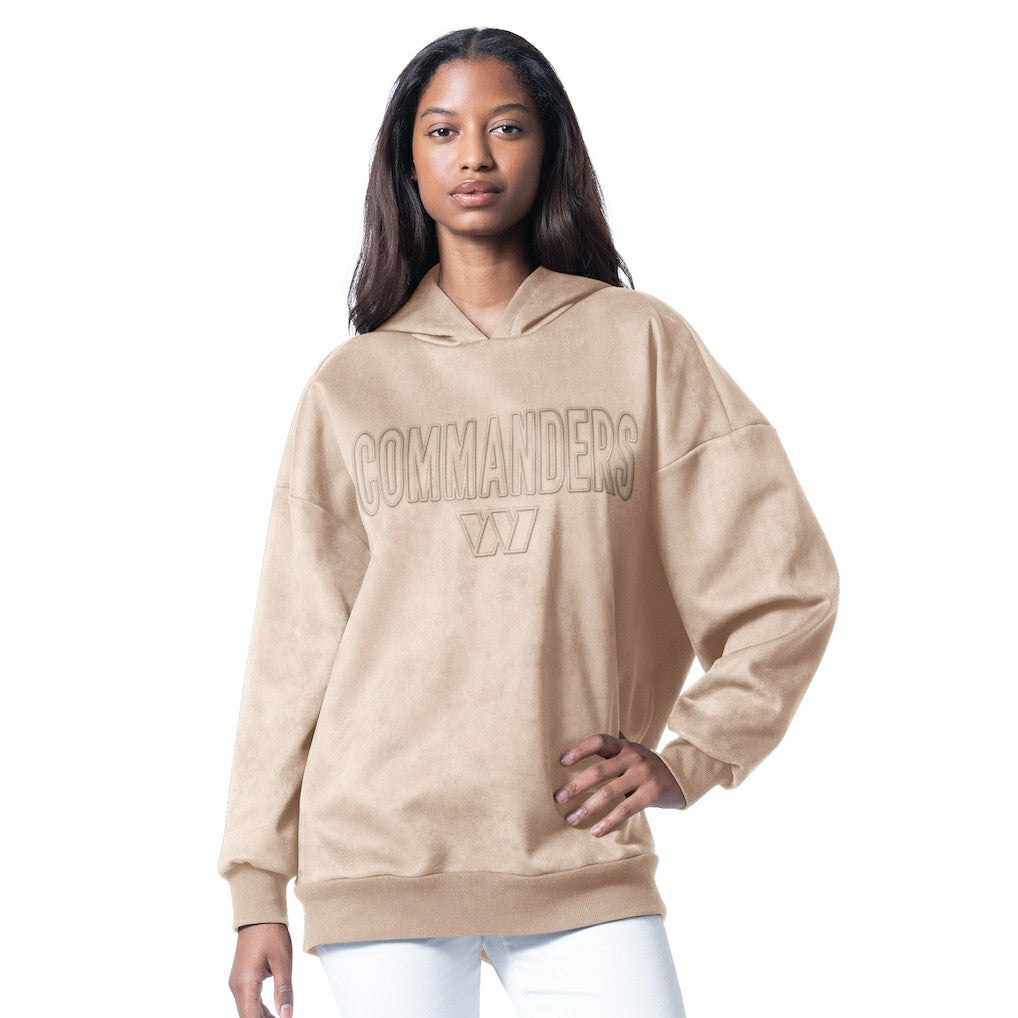 Washington Commanders G-III 4Her by Carl Banks Women's Best Hitter Oversized Tunic Pullover Hoodie | NFL Hot