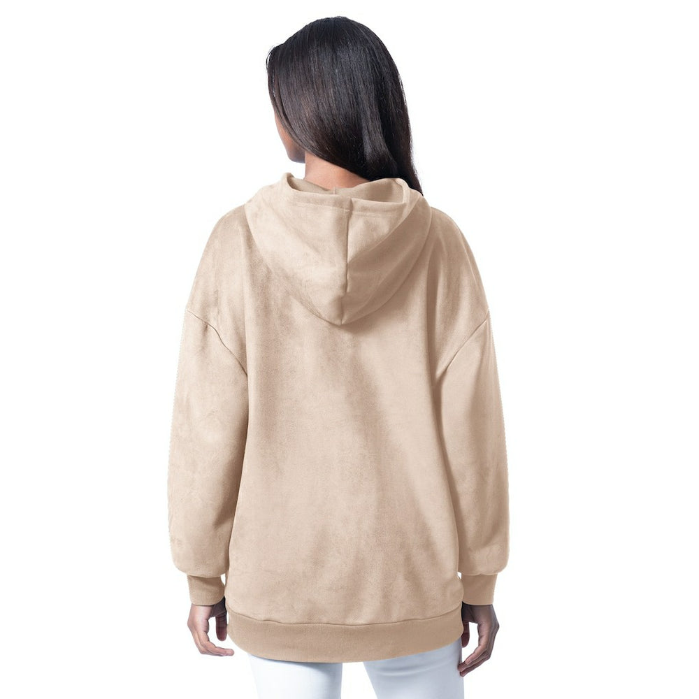 Washington Commanders G-III 4Her by Carl Banks Women's Best Hitter Oversized Tunic Pullover Hoodie | NFL Hot