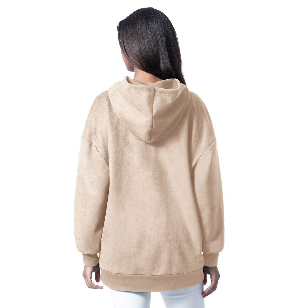 Miami Dolphins G-III 4Her by Carl Banks Women's Best Hitter Oversized Tunic Pullover Hoodie | NFL Sale