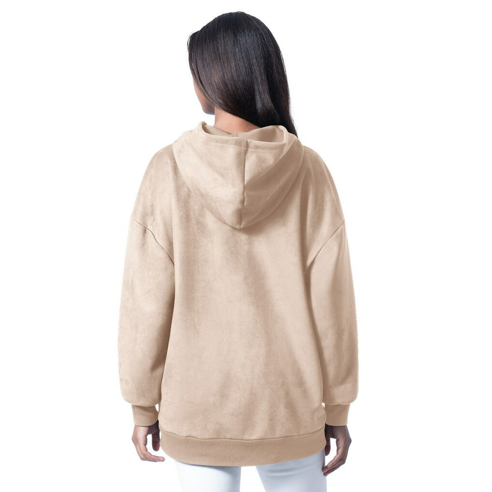 Miami Dolphins G-III 4Her by Carl Banks Women's Best Hitter Oversized Tunic Pullover Hoodie | NFL Sale