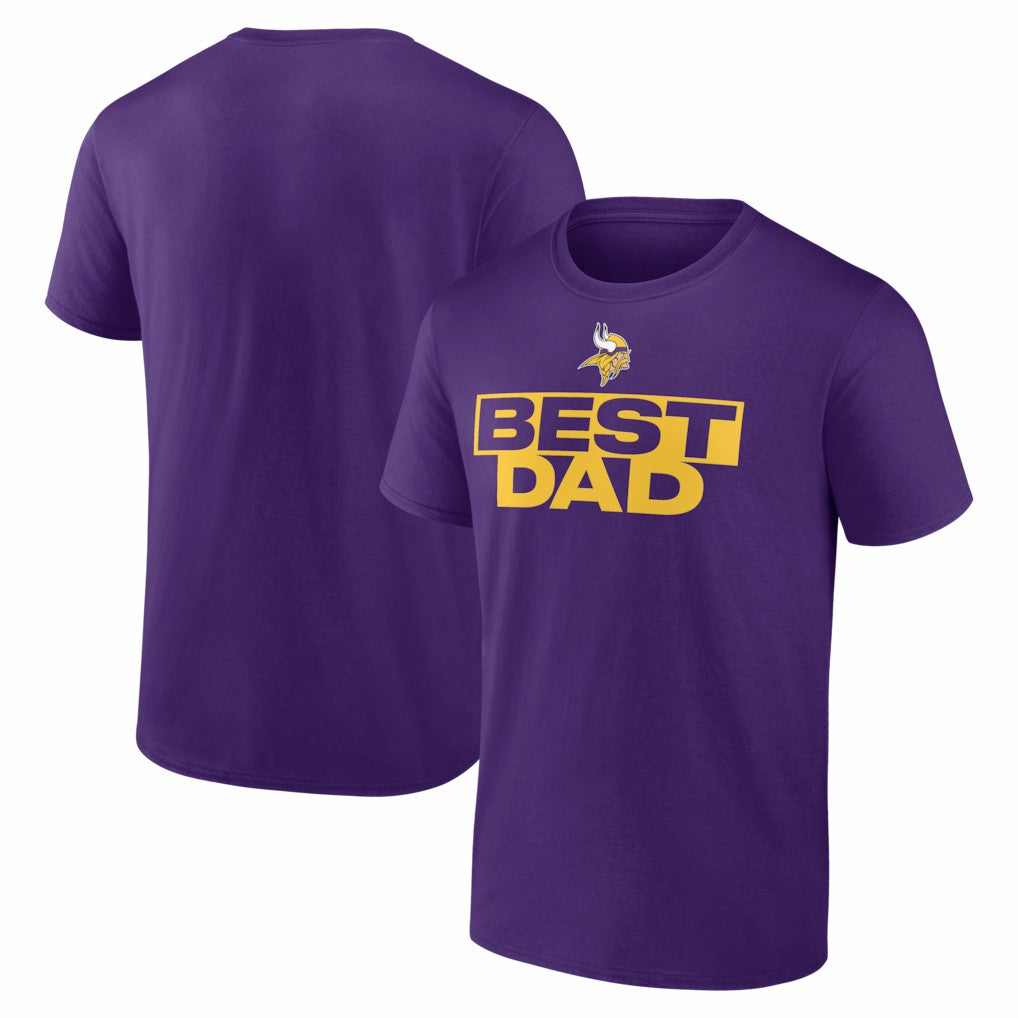 Minnesota Vikings Best Dad Father's Day T-Shirt | NFL Discount