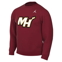 Red Miami Heat Jordan Brand Statement Edition Sweatshirt | NBA