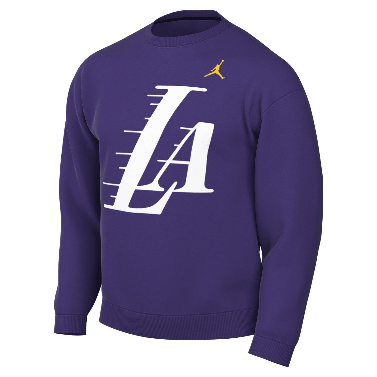 Purple Los Angeles Lakers Jordan Brand Statement Edition Sweatshirt | NBA