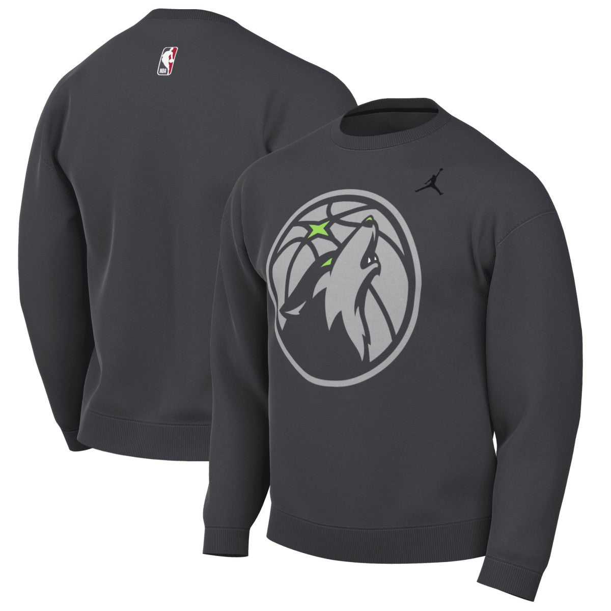 Anthracite Minnesota Timberwolves Jordan Brand Statement Edition Sweatshirt | NBA