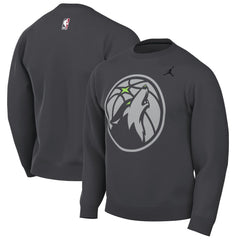 Anthracite Minnesota Timberwolves Jordan Brand Statement Edition Sweatshirt | NBA