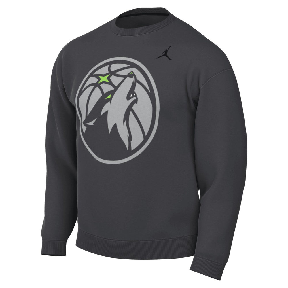 Anthracite Minnesota Timberwolves Jordan Brand Statement Edition Sweatshirt | NBA