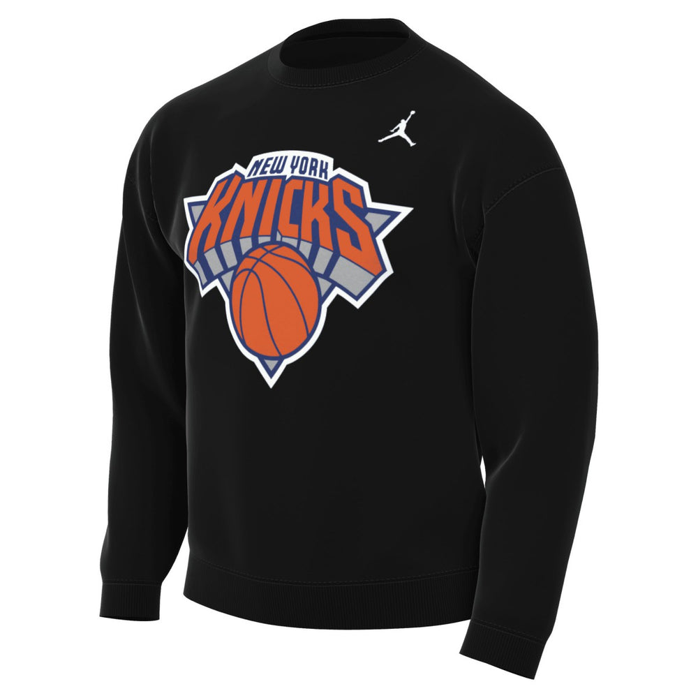 Black New York Knicks Jordan Brand Statement Edition Sweatshirt | NBA