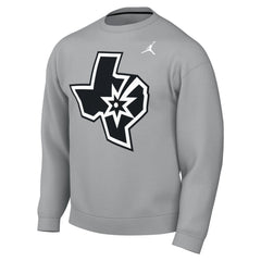 Silver San Antonio Spurs Jordan Brand Statement Edition Sweatshirt | NBA