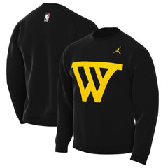 Black Golden State Warriors Jordan Brand Statement Edition Sweatshirt sale | NBA