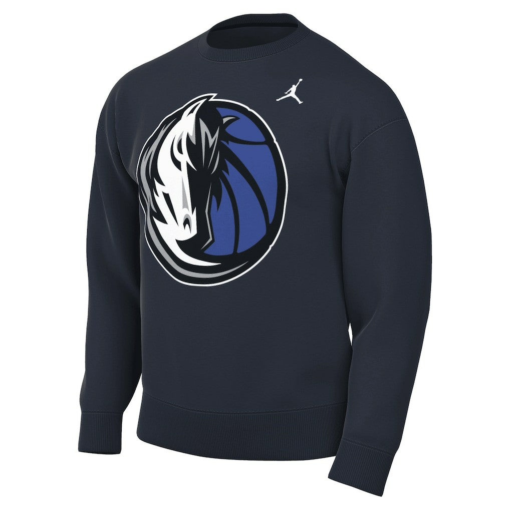 Navy Dallas Mavericks Jordan Brand Statement Edition Sweatshirt sale | NBA