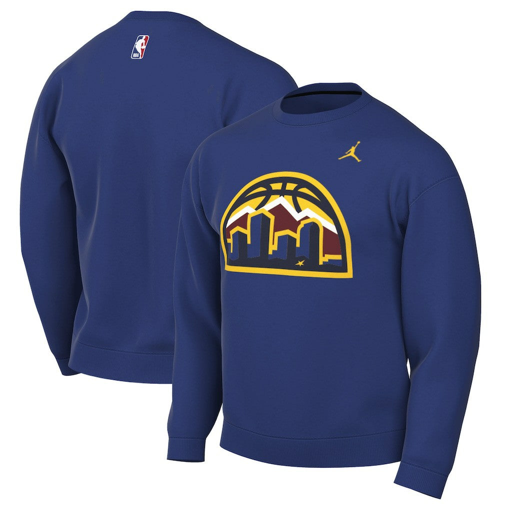 Blue Denver Nuggets Jordan Brand Statement Edition Sweatshirt sale | NBA