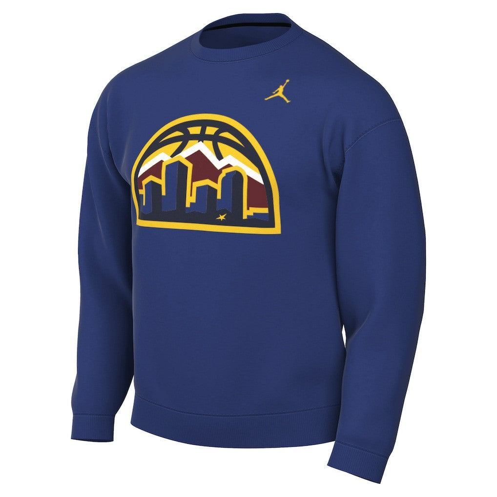Blue Denver Nuggets Jordan Brand Statement Edition Sweatshirt sale | NBA